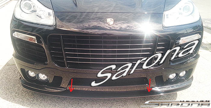 Custom Porsche Cayenne  SUV/SAV/Crossover Front Lip/Splitter (2007 - 2012) - $390.00 (Part #PR-011-FA)